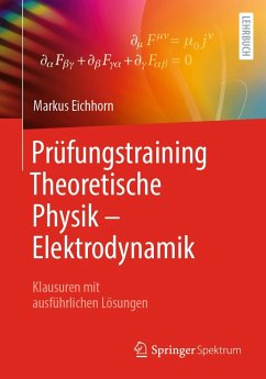 Cover Prüfungstraining Theoretische Physik - Elektrodynamik (eBook, PDF)