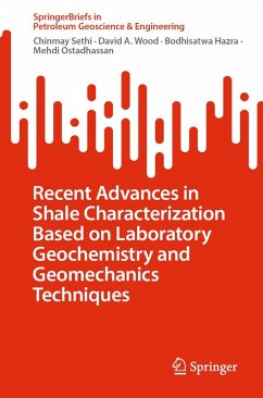 Recent Advances in Shale Characterization Based on Laboratory Geochemistry and Geomechanics Techniques (eBook, PDF) - Sethi, Chinmay; Wood, David A.; Hazra, Bodhisatwa; Ostadhassan, Mehdi Recent Advances in Shale Characterization Based on Laboratory Geochemistry and Geomechanics Techniques (eBook, PDF) - Sethi, Chinmay; Wood, David A.; Hazra, Bodhisatwa; Ostadhassan, Mehdi