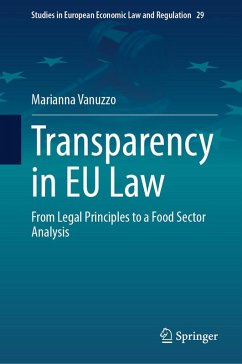 Transparency in EU Law (eBook, PDF) - Vanuzzo, Marianna