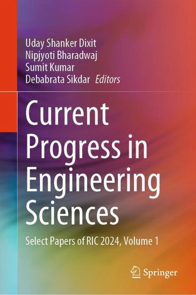 Current Progress in Engineering Sciences (eBook, PDF)