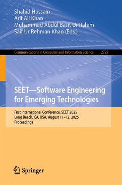 SEET-Software Engineering for Emerging Technologies (eBook, PDF)