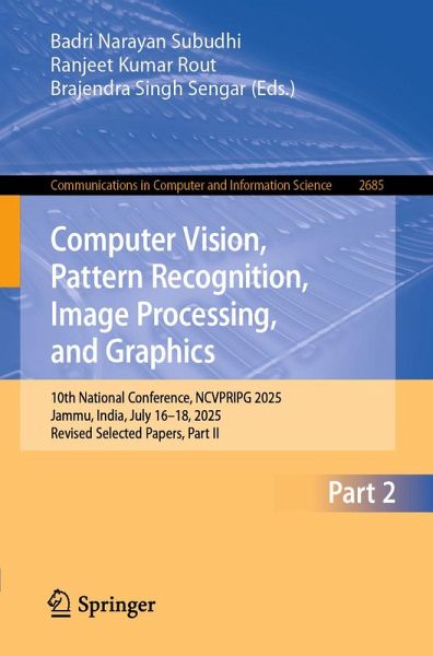 Computer Vision, Pattern Recognition, Image Processing, and Graphics (eBook, PDF)