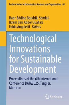Technological Innovations for Sustainable Development (eBook, PDF)