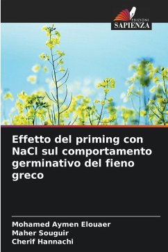 Cover Effetto del priming con NaCl sul comportamento germinativo del fieno greco