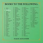 BOOKS TO THE FOLLOWING.