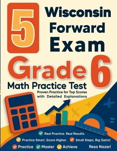 Cover 5 Wisconsin Forward Exam Grade 6 Math Practice Tests