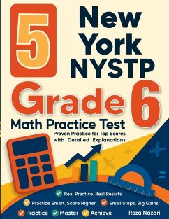 Cover 5 New York NYSTP Grade 6 Math Practice Tests