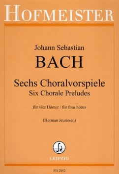Cover 6 Choralvorspiele für 4 Hörner Partitur und Stimmen