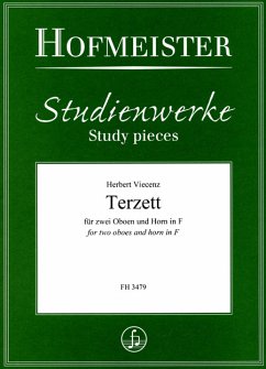 Cover Terzett für 2 Oboen und Horn in F Partitur und Stimmen