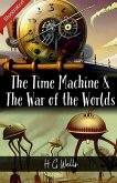 The Time Machine & The War of the Worlds (Illustrated)