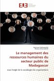 Le management des ressources humaines du secteur public de Madagascar