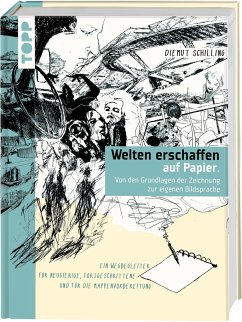 Cover Welten erschaffen auf Papier.  (Mängelexemplar)