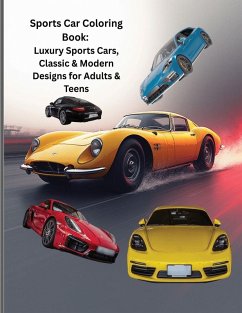 Cover Luxury Sports Car Coloring Book