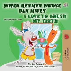 Cover I Love to Brush My Teeth (Haitian Creole English Bilingual Book for Kids)