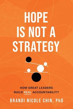 Hope Is Not a Strategy - Chin, Brandi Nicole