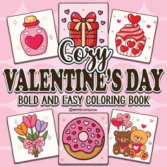 Cover Bold & Easy Cozy Valentine's Day Coloring Book