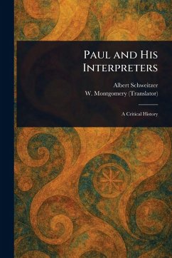 Cover Paul and His Interpreters
