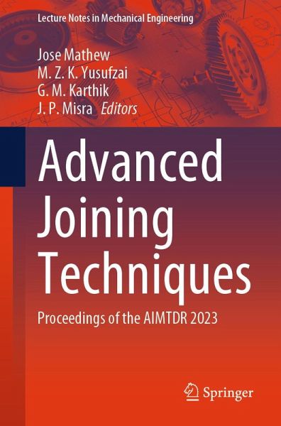 Advanced Joining Techniques (eBook, PDF)
