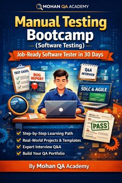 Cover Manual Testing Bootcamp (Software Testing): Job-Ready Tester in 30 Days (eBook, ePUB)