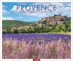 Cover Provence Kalender 2027 - Blühende Lavendelfelder und malerische Dörfer