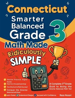 Cover Connecticut Smarter Balanced Grade 3 Math Made Ridiculously Simple