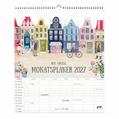 Cover Großer Monatsplaner Häuser 2027