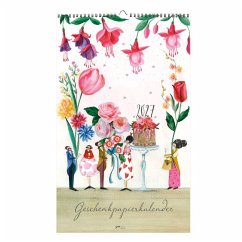 Cover Geschenkpapierkalender Blumen 2027