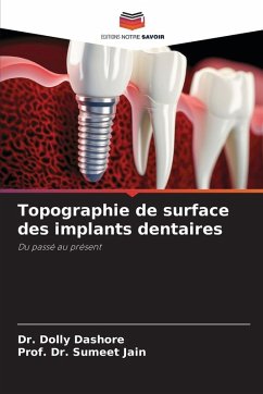 Cover Topographie de surface des implants dentaires