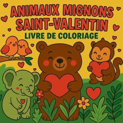 Cover Animaux Mignons de Saint-Valentin - Livre de Coloriage