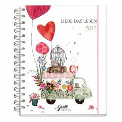 Cover Taschenkalender Liebe das Leben 2027