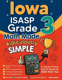 Cover Iowa ISASP Grade 3 Math Made Ridiculously Simple