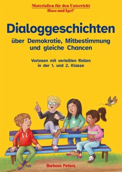 Cover Dialoggeschichten über Demokratie, Mitbestimmung und gleiche Chancen