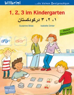 Cover 1, 2, 3 im Kindergarten (Deutsch-Persisch/Farsi)