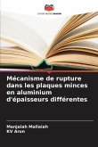 Mécanisme de rupture dans les plaques minces en aluminium d'épaisseurs différentes