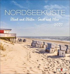 Cover Nordseeküste Postkartenkalender 2027 - Wind und Wellen - Sand und Meer