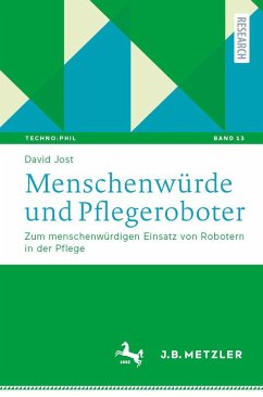 Cover Menschenwürde und Pflegeroboter