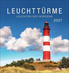 Cover Leuchttürme Postkartenkalender 2027 - Leuchten des Nordens