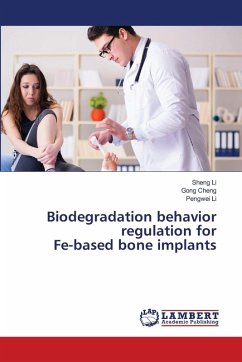 Cover Biodegradation behavior regulation for Fe-based bone implants