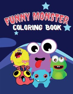 Cover Funny Monster Coloring Book
