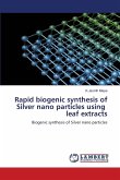 Rapid biogenic synthesis of Silver nano particles using leaf extracts