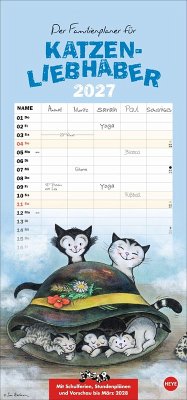 Cover Jacob Familienplaner für Katzenliebhaber 2027