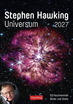 Cover Stephen Hawking - Universum Wochenplaner 2027 - 53 faszinierende Bilder und Zitate