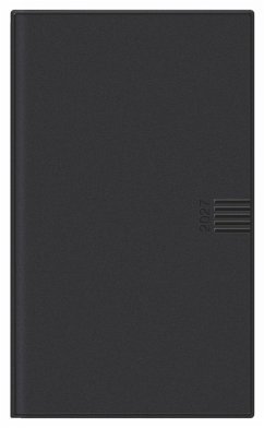 Cover Wochen-Taschenkalender, schwarz 2027