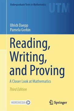 Reading, Writing, and Proving (eBook, PDF) - Daepp, Ulrich; Gorkin, Pamela