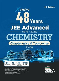 Cover Disha Xclusive 48 Years JEE Advanced (1978 - 2025) CHEMISTRY Chapter-wise & Topic-wise PYQs Book 4th Edition   Solved Papers Question Bank in NCERT Flow for JEE 2026