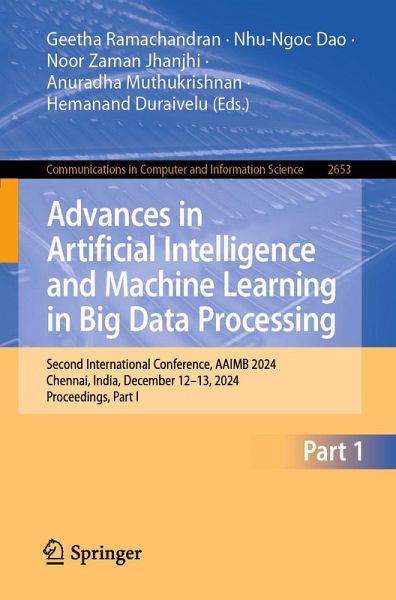 Advances in Artificial Intelligence and Machine Learning in Big Data Processing (eBook, PDF)