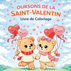 Cover Oursons de la Saint-Valentin - Livre de coloriage