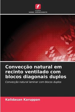 Convecção natural em recinto ventilado com blocos diagonais duplos - Karuppan, Kalidasan