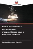 Forum électronique : environnement d'apprentissage pour la formation continue
