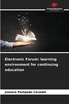 Electronic Forum: learning environment for continuing education - Pampado Cavedal, Jussara